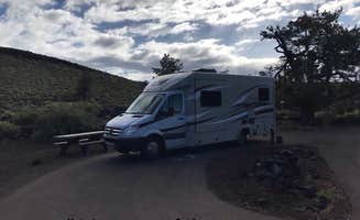 Sheila W.'s photo of rv camping at Group Campground — Craters of the Moon National Monument near Craters of the Moon National Monument