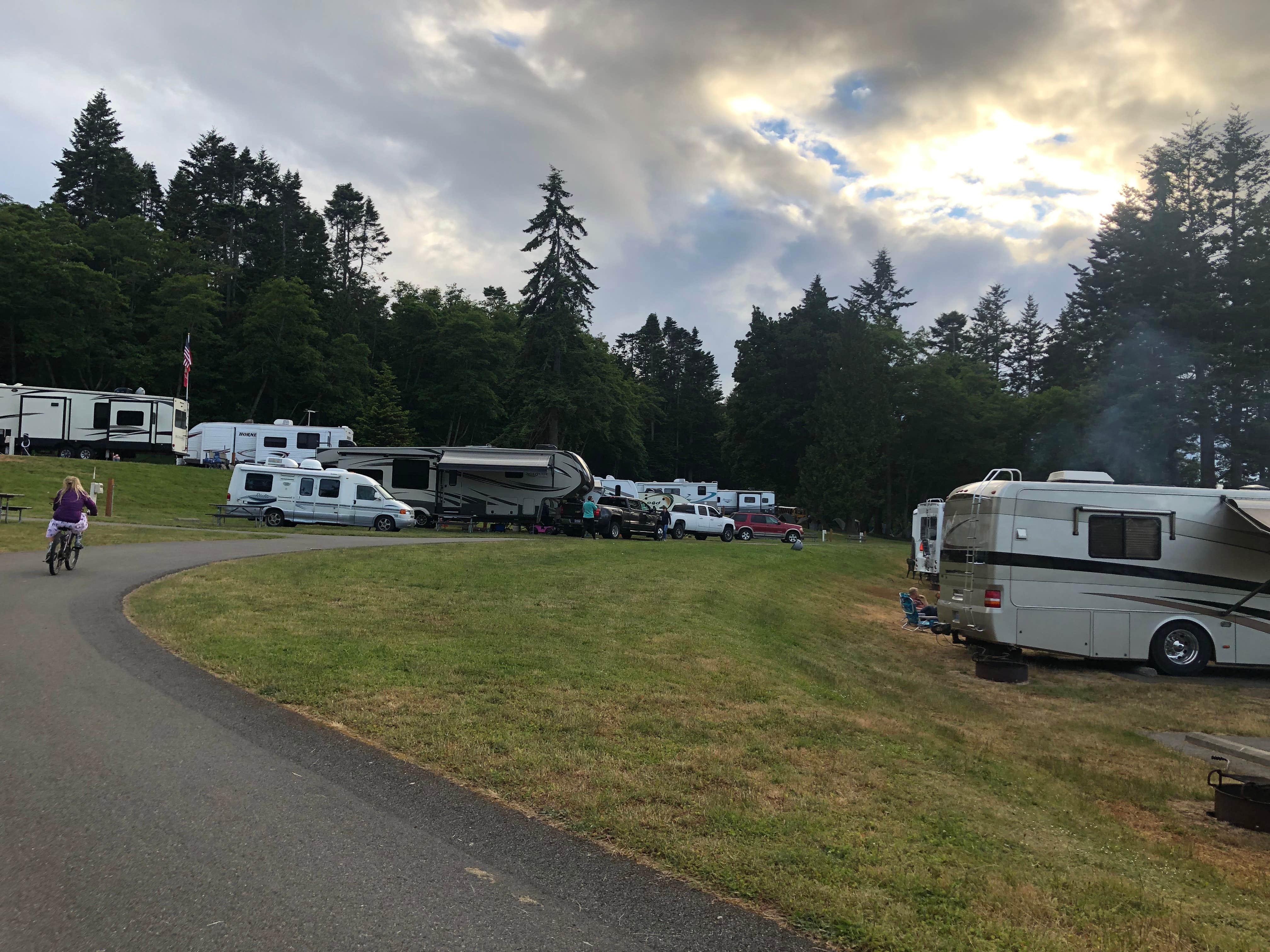 Lee D.'s photo of rv camping at Salt Creek Recreation Area near Sekiu, WA