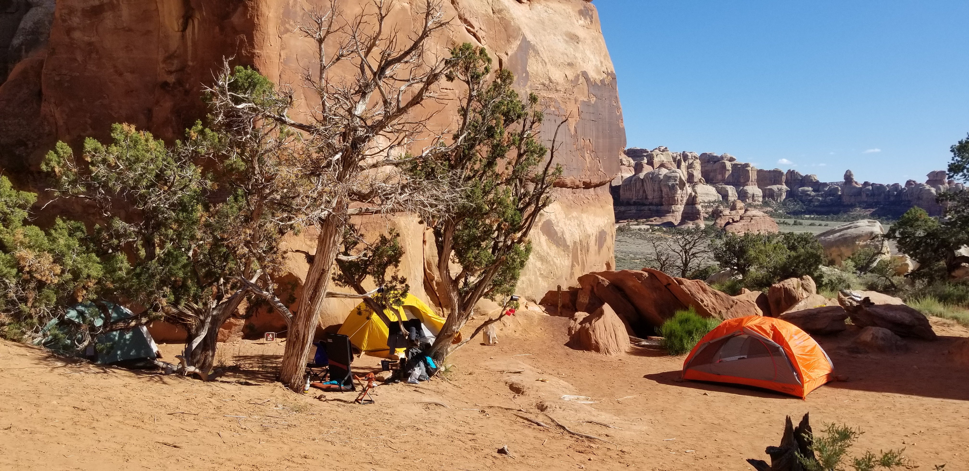 Camper submitted image from Chesler Park 2 (CP2) campsite in The Needles District — Canyonlands National Park - 5