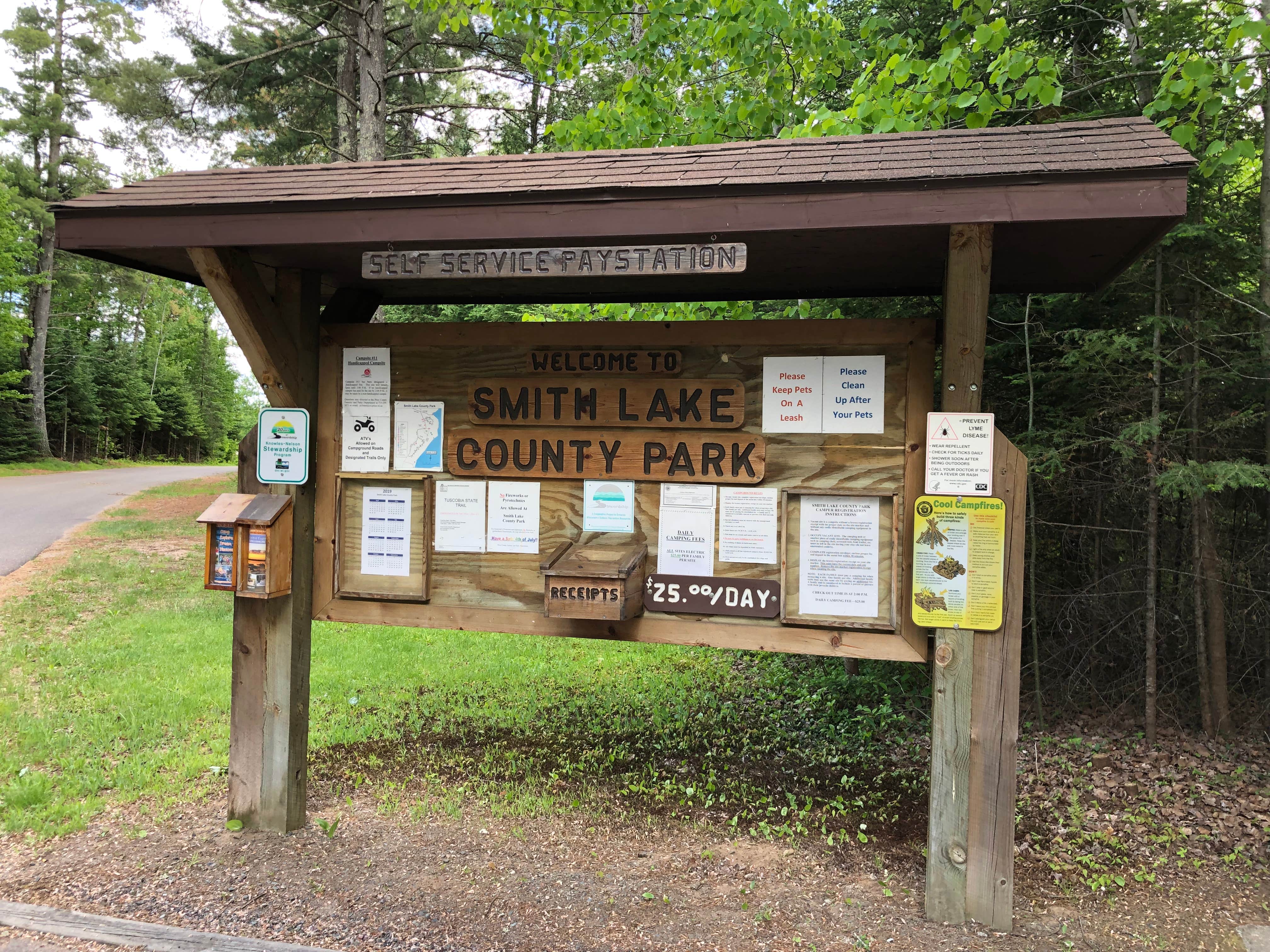 Camper-submitted photo at Smith Lake County Park near Chequamegon-Nicolet NF