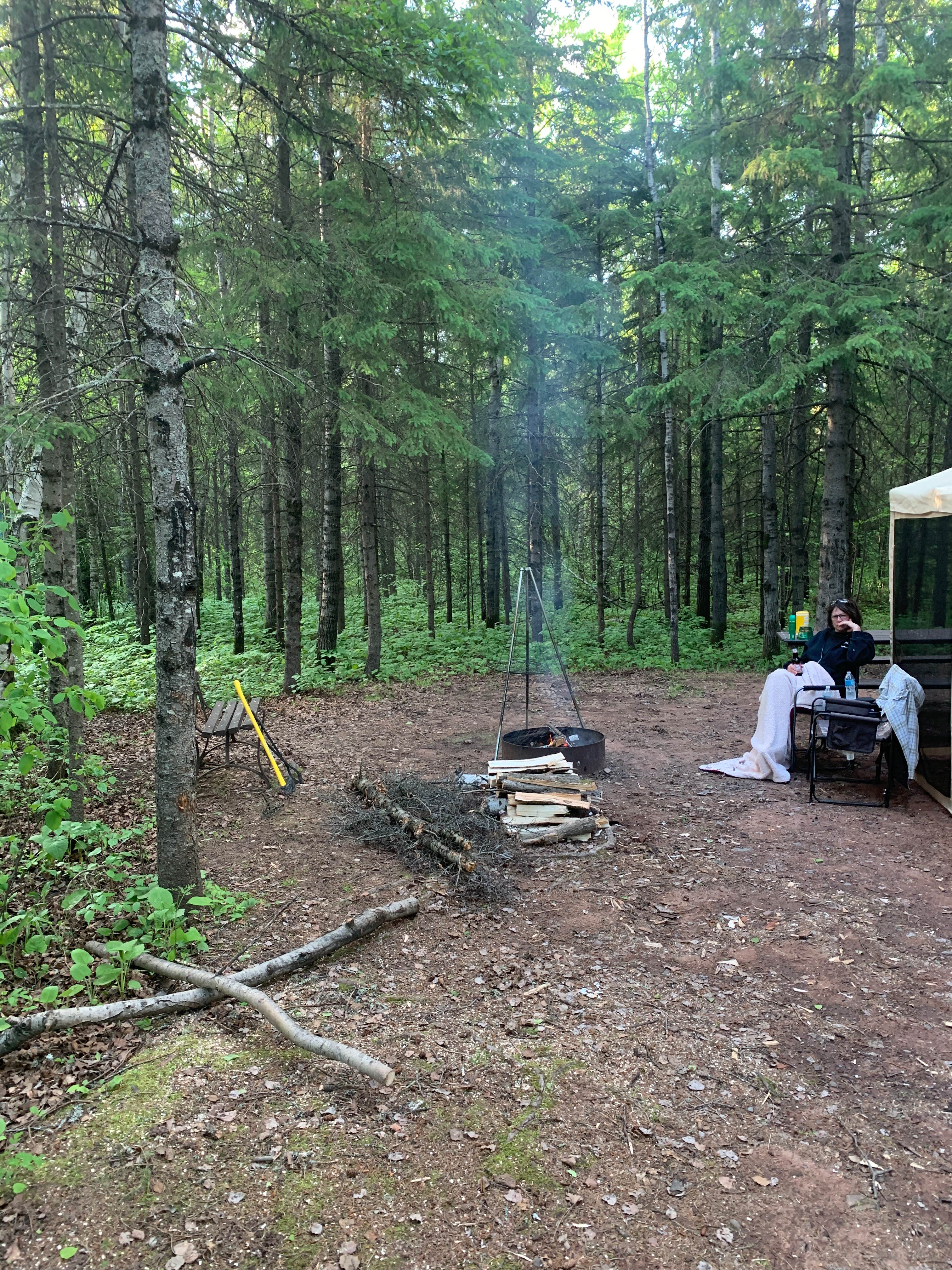 Rick  W.'s photo at Amnicon Falls State Park Campground near South Range, WI