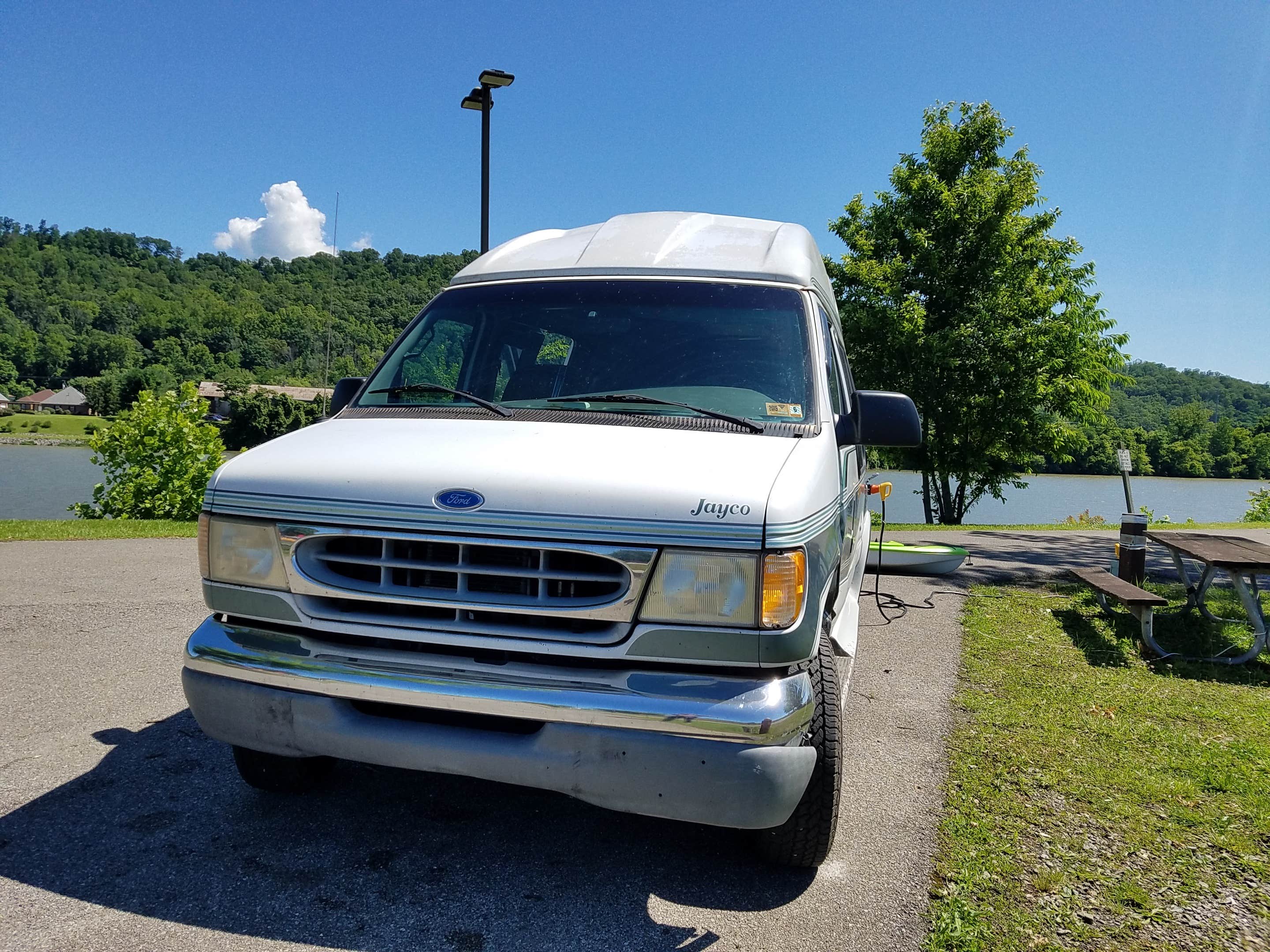 Jennifer B.'s photo of rv camping at Saint Albans Roadside Park near East Lynn Lake