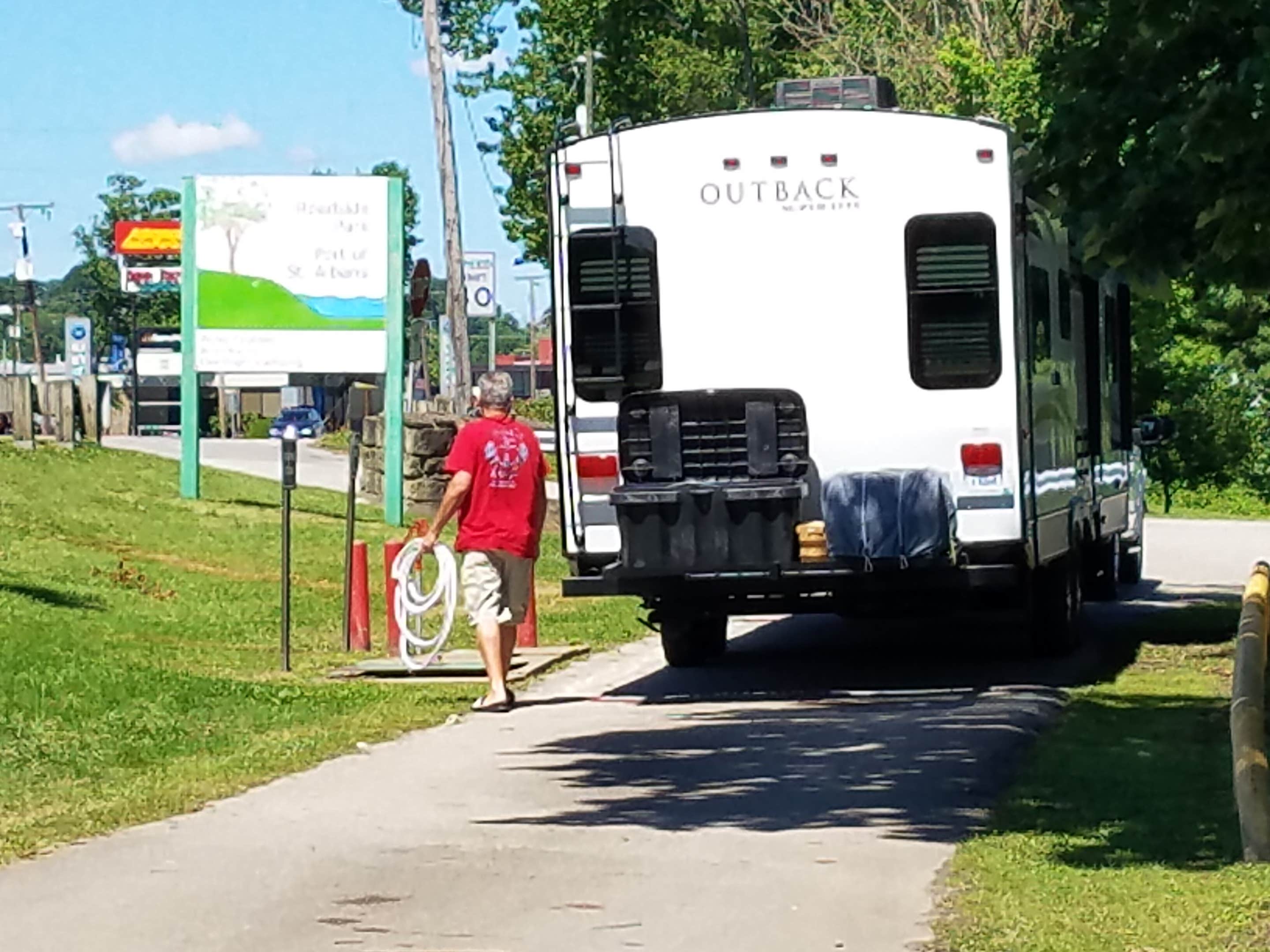 Jennifer B.'s photo of rv camping at Saint Albans Roadside Park near Lavalette, WV