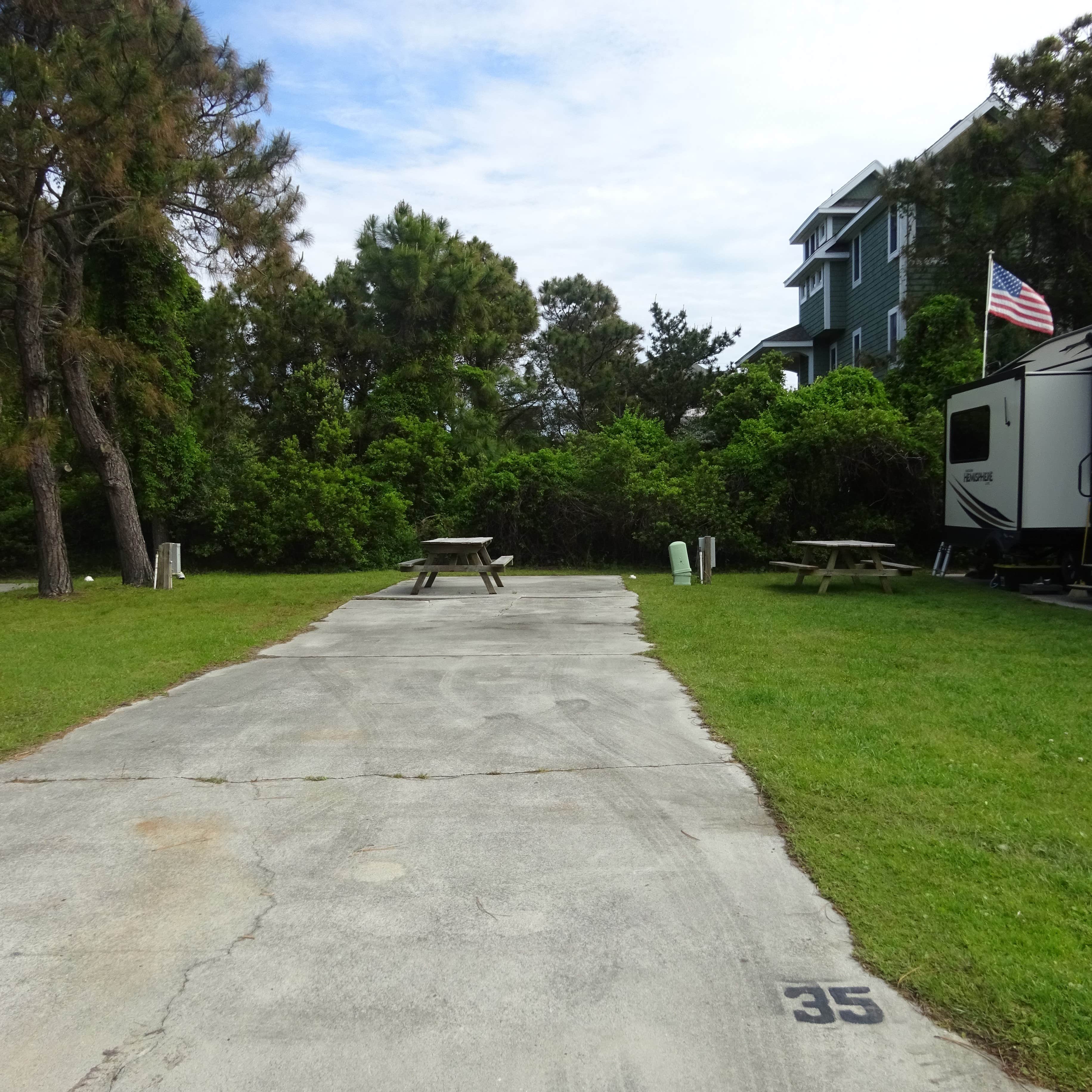 Kirsten J.'s photo of rv camping at Ocean Waves Campground near Frisco, NC