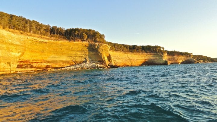 photo from Pictured Rocks cruise