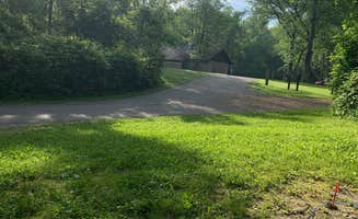 Tiffany  W.'s photo of camping with pets at Pokagon State Park Campground near Angola, IN