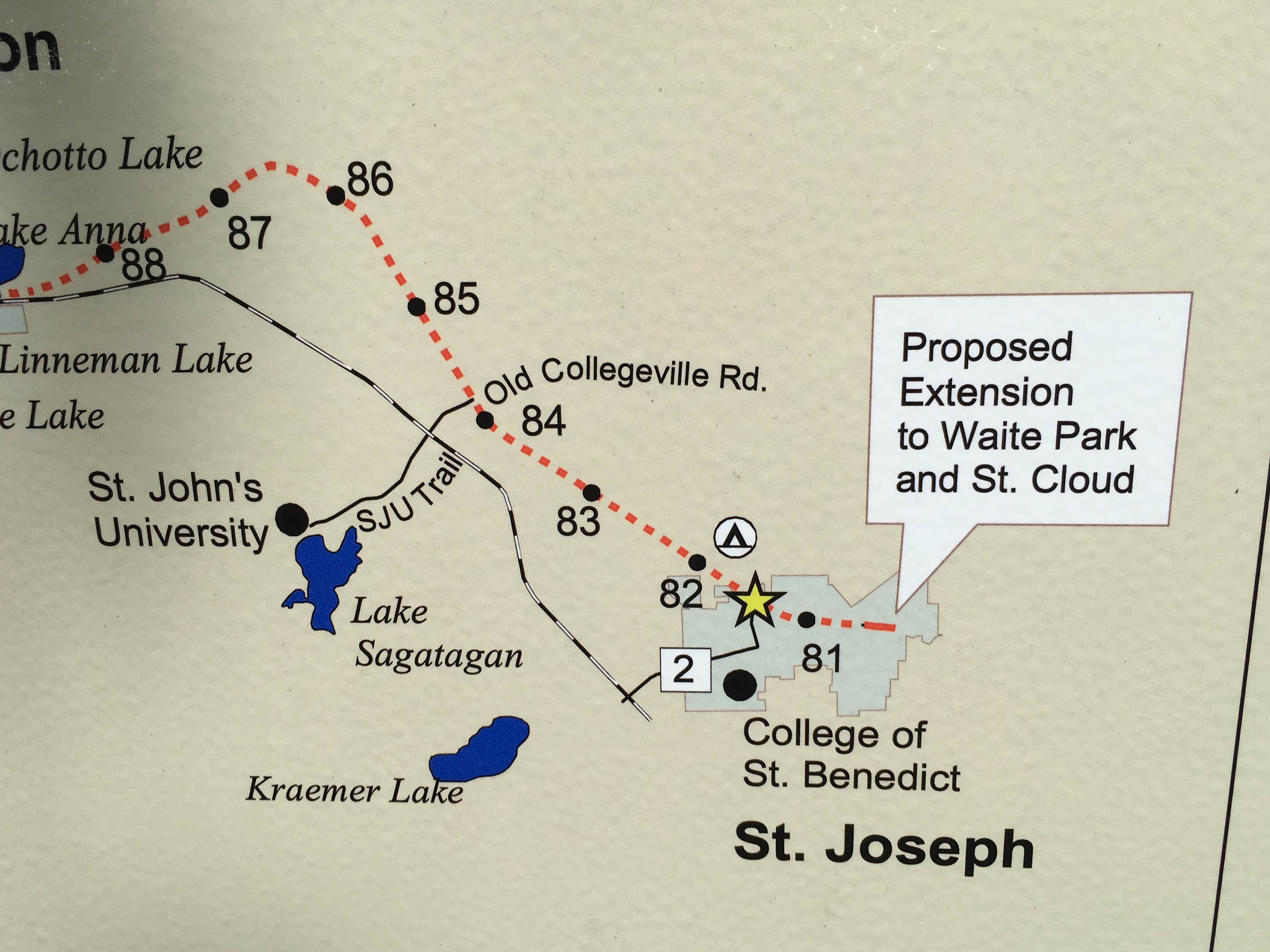 Camper-submitted photo at Holdingford City Park on the Lake Wobegon Trail near Albany, MN