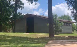 Steve & Ashley  G.'s photo of glamping accommodations at Bastrop State Park Campground near Round Rock, TX