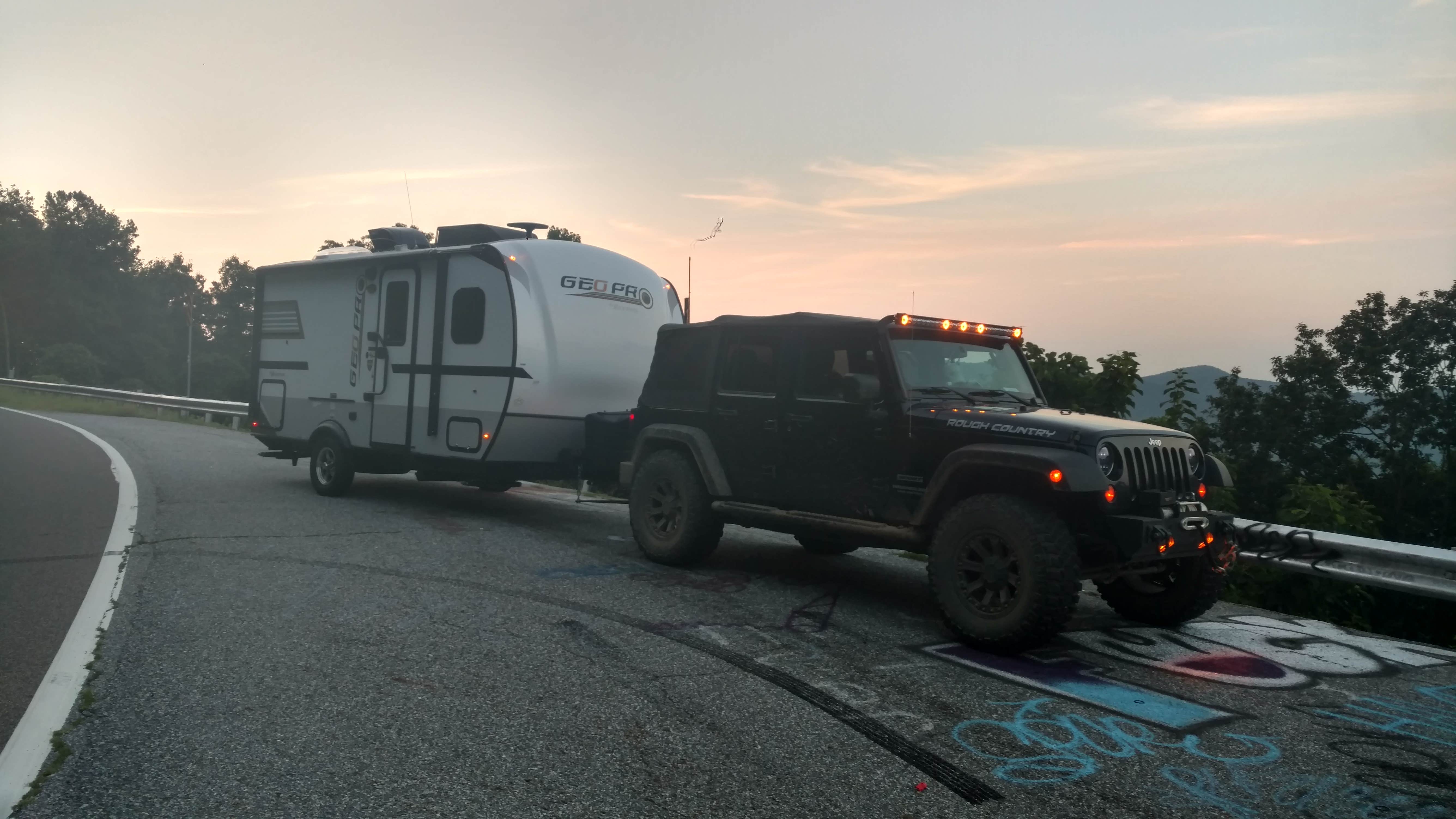 Nick C.'s photo of rv camping at Fort Mountain State Park Campground near Carters Lake