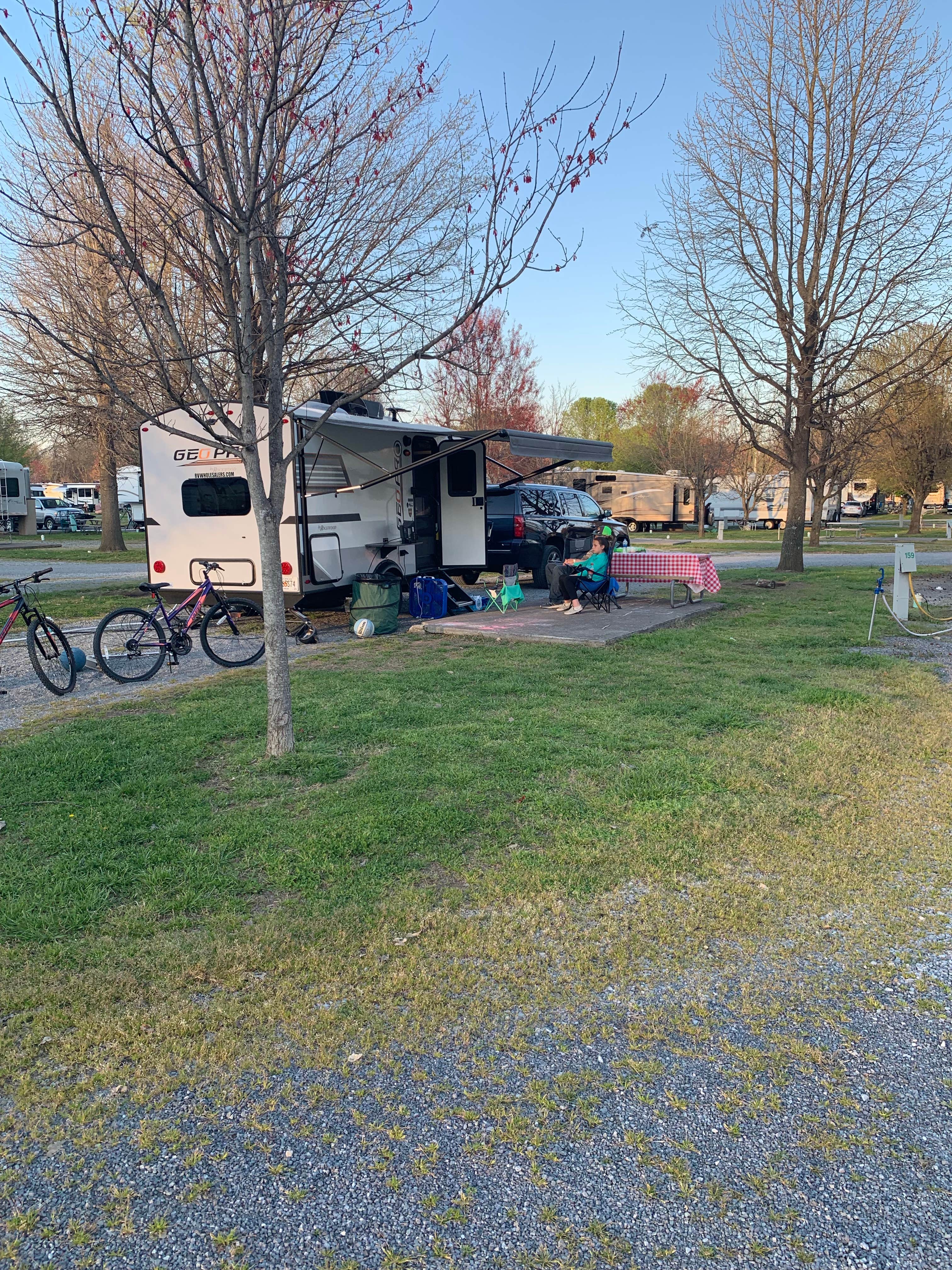 Nick C.'s photo of rv camping at River Plantation RV Resort near Gatlinburg, TN