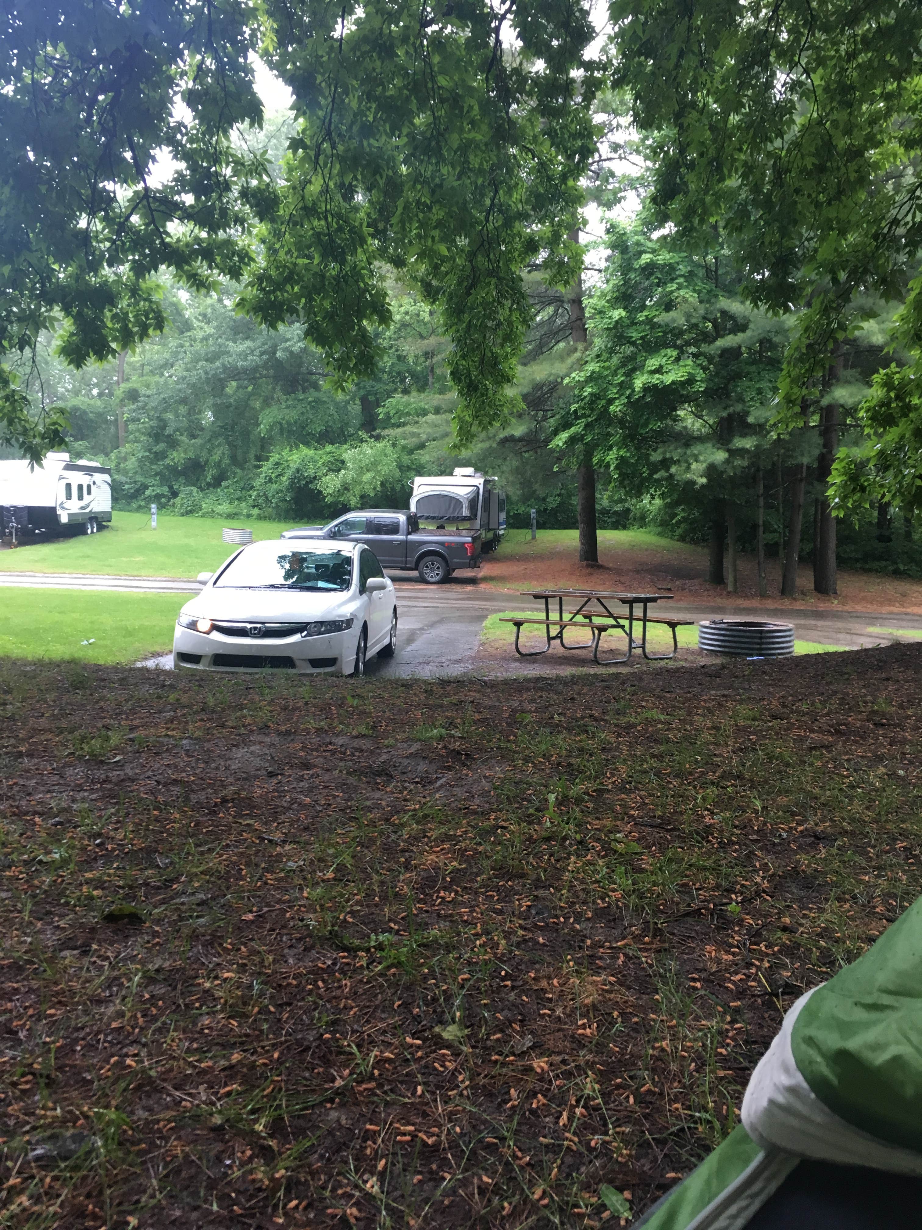 Emma W.'s photo of rv camping at W. J. Hayes State Park Campground near Jerome, MI