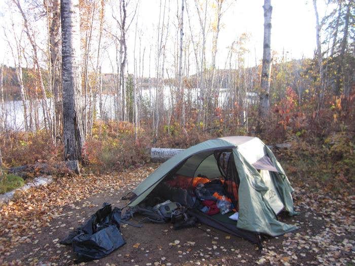 Camper-submitted photo at Hatchet Lake Campground — Isle Royale National Park near Isle Royale National Park