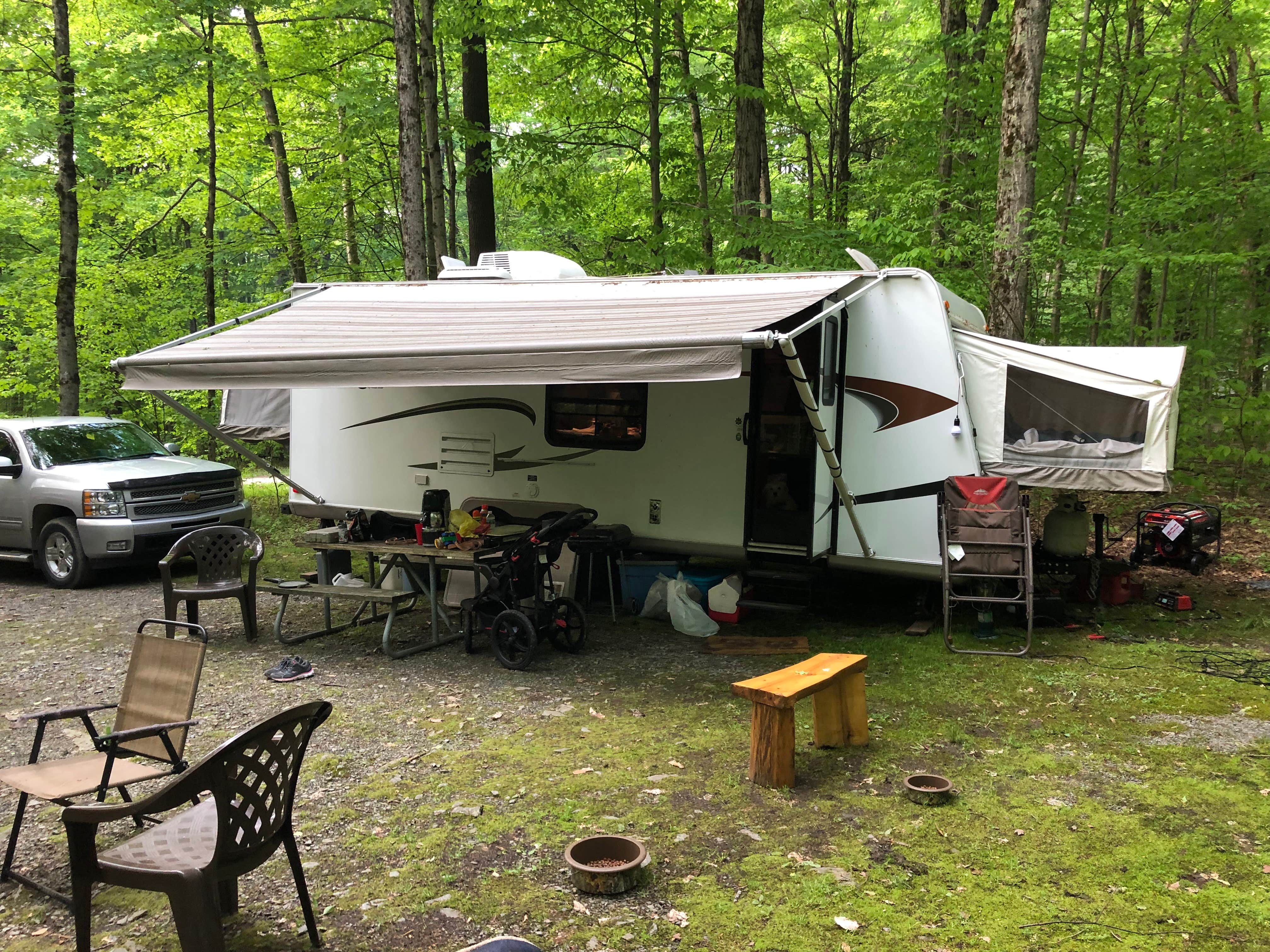 Rich H.'s photo at Bowman Lake State Park Campground near Earlville, NY