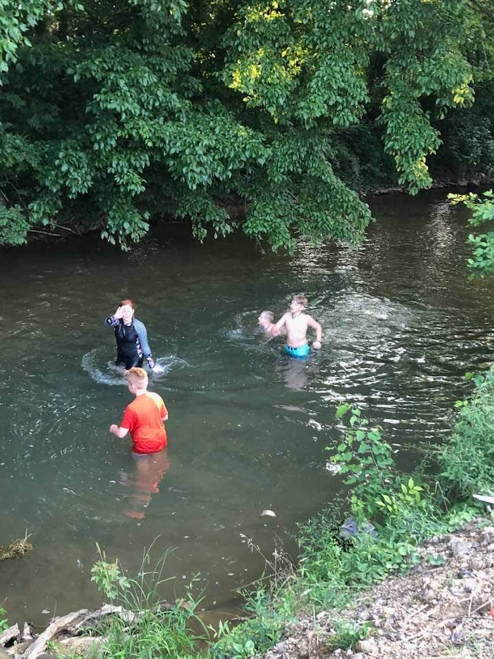 Perfect for swimming, but not too deep.