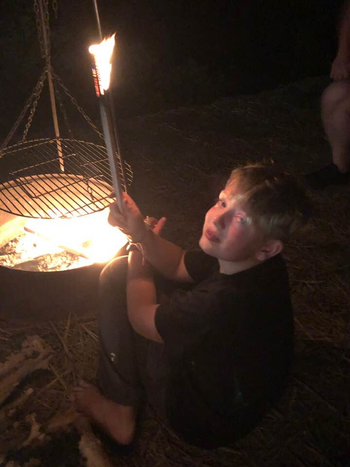 A fun campfire!