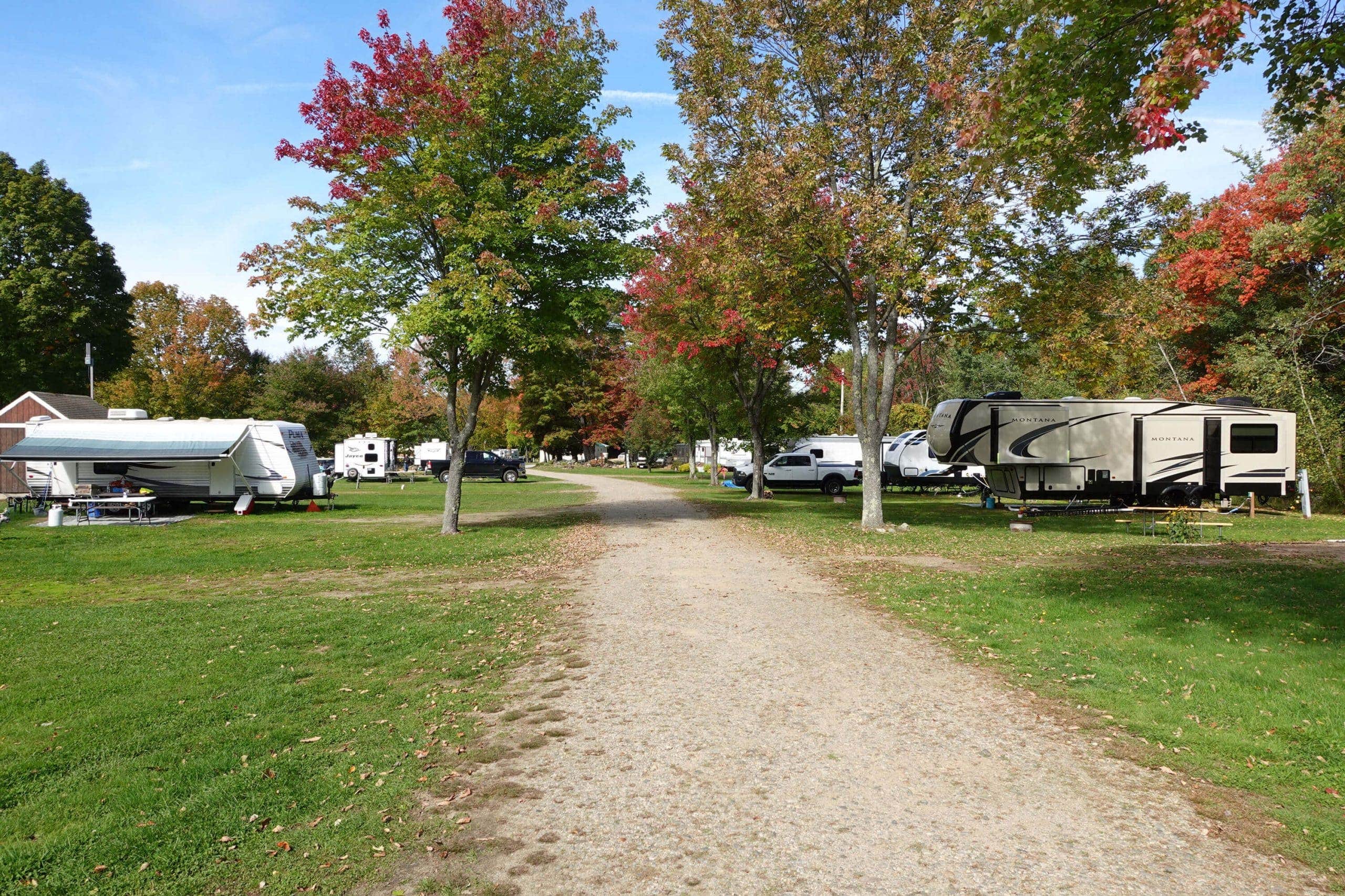 Camper-submitted photo at Spacious Skies Walnut Grove near Newfield, ME