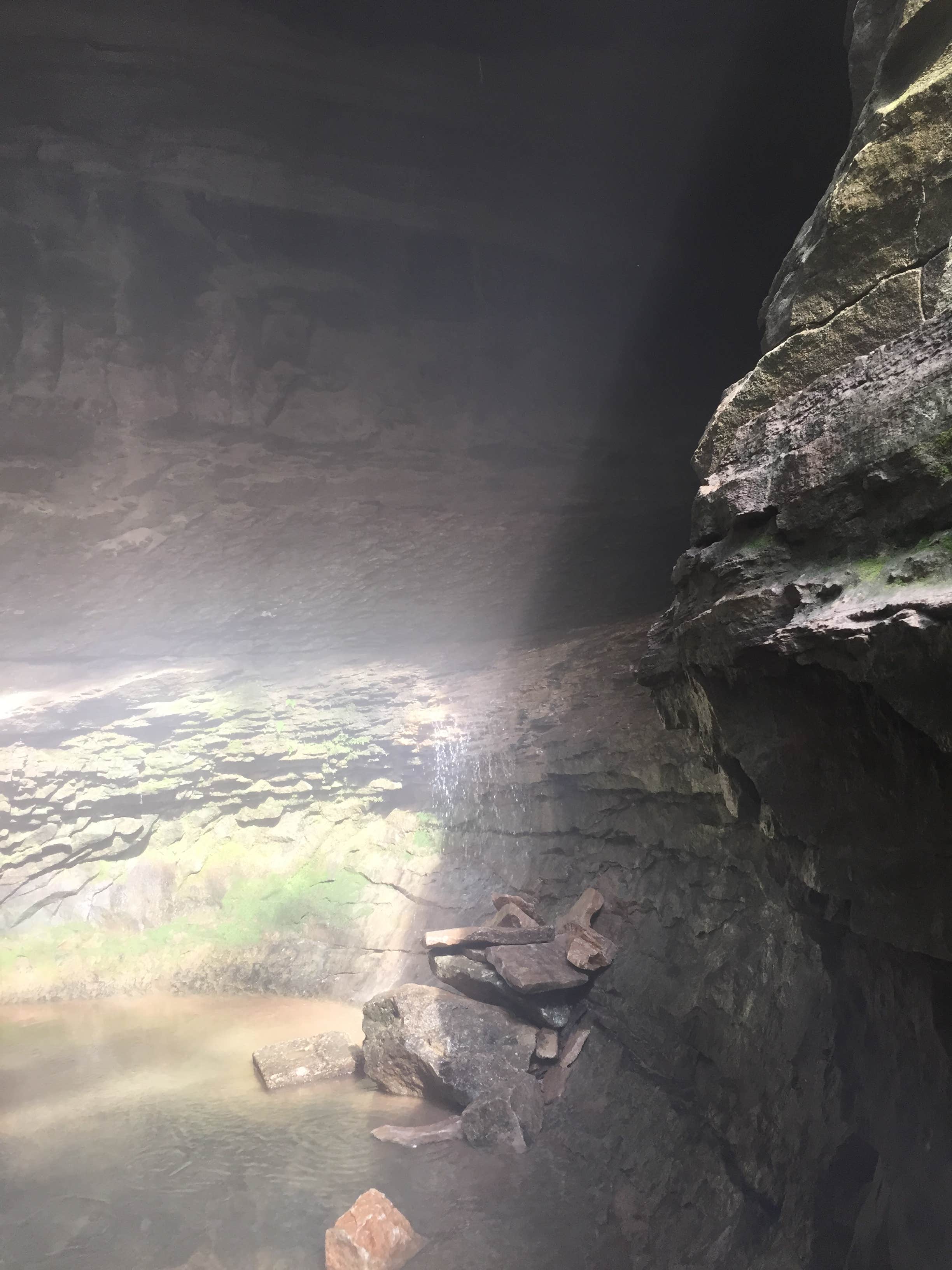 Camper-submitted photo at Spring Mill State Park Campground near Hoosier National Forest