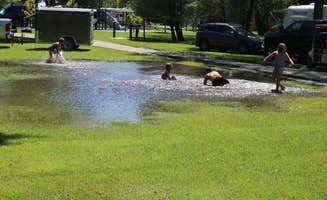 Mary T.'s photo of camping with pets at J.W. Wells State Park Campground near Ephraim, WI