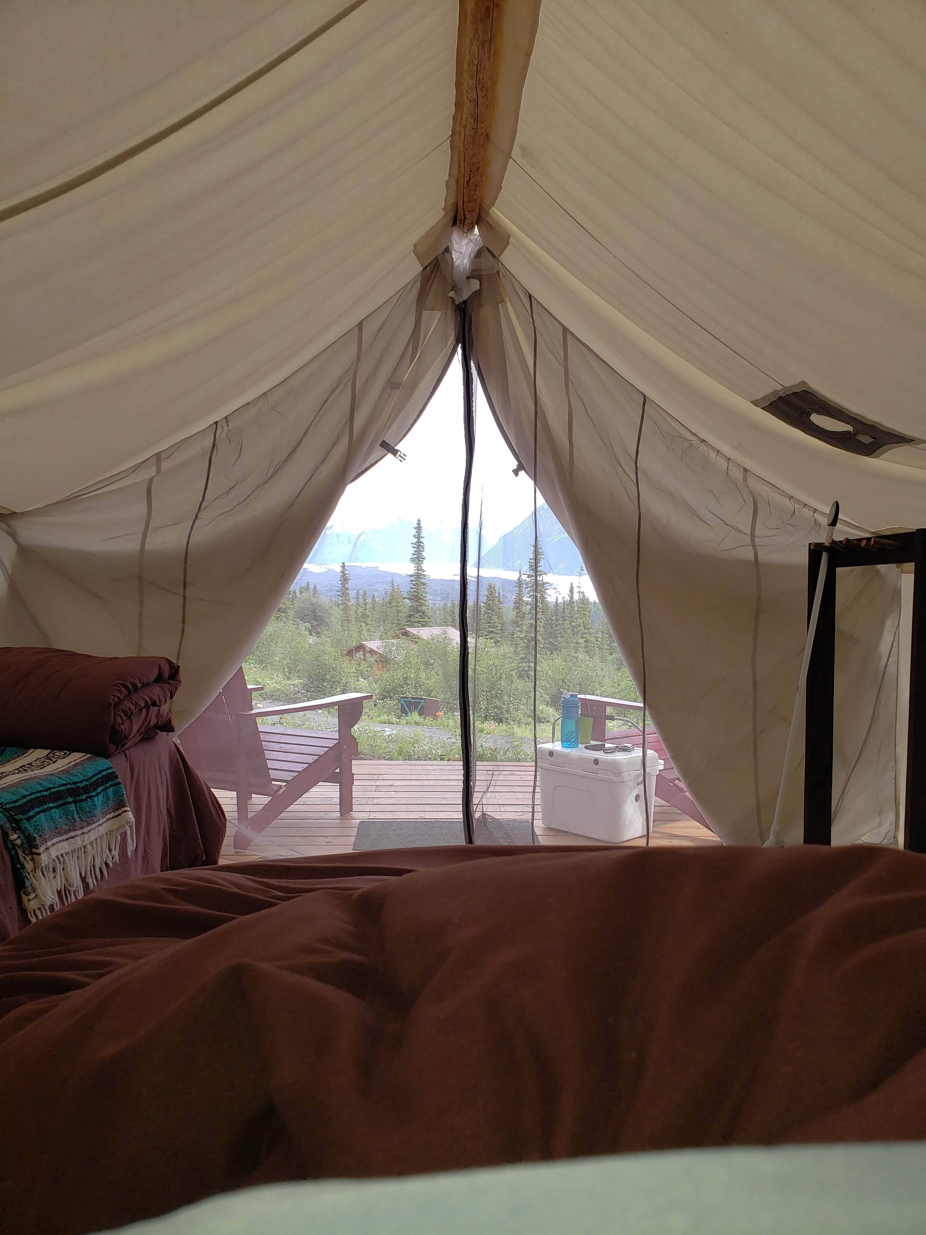 Camping near Stump Creek B&B: Matanuska Glacier, Sutton, Alaska