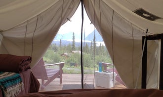 Camping near Eureka Lodge: Matanuska Glacier, Sutton, Alaska