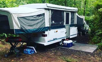 Don H.'s photo of tent camping at Trask River County Park near Neotsu, OR