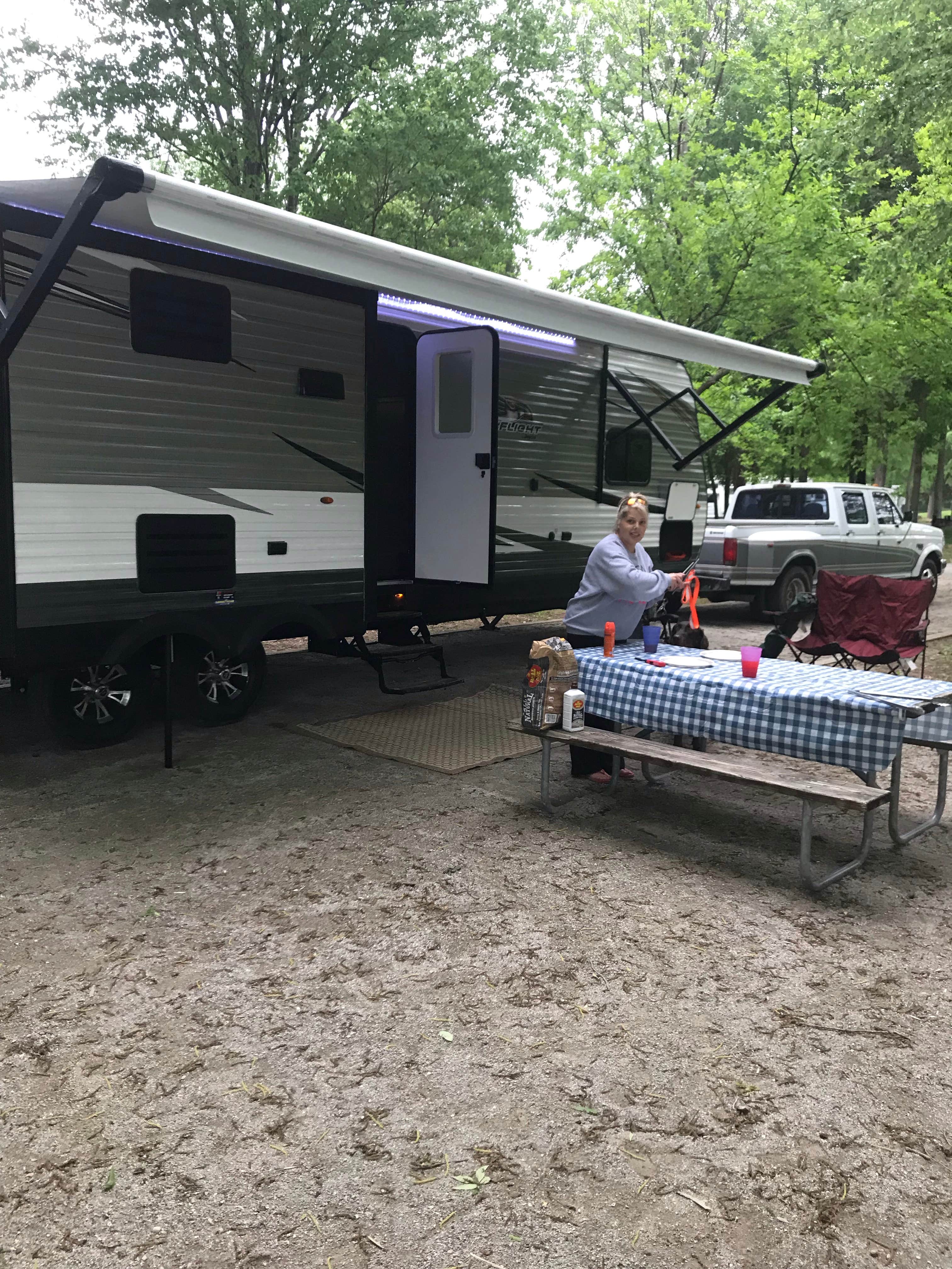 David R.'s photo of rv camping at Nolin Lake State Park Campground near Leitchfield, KY