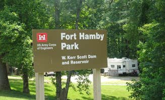 Kirsten J.'s photo of rv camping at Fort Hamby Park near North Wilkesboro, NC