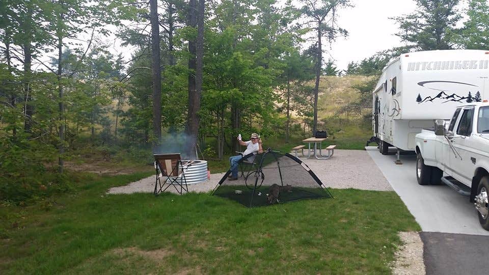Camper submitted image from Manistique Lakeshore Campground - 4