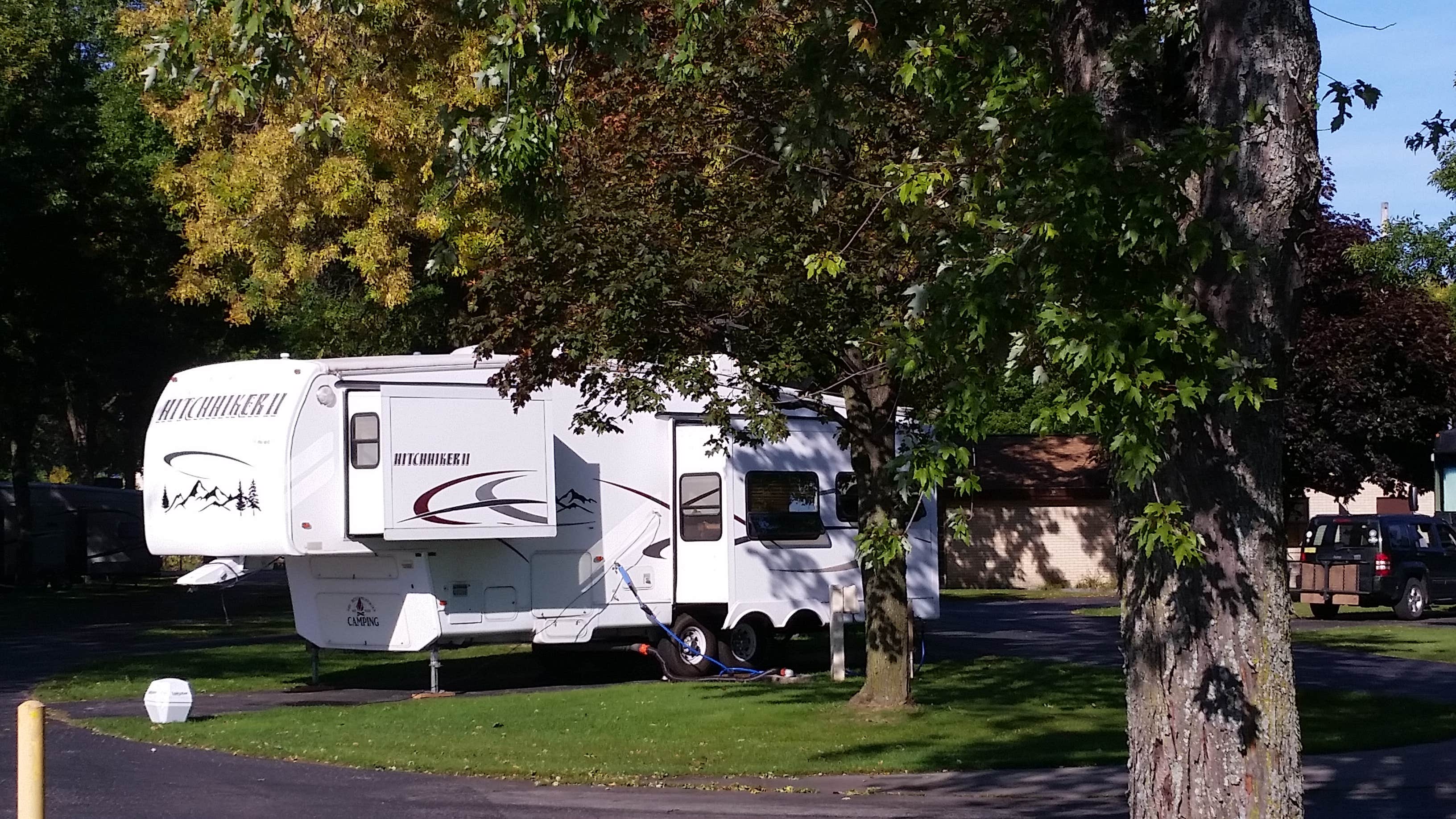 Lora H.'s photo of rv camping at River Park Campground near Kewaunee, WI