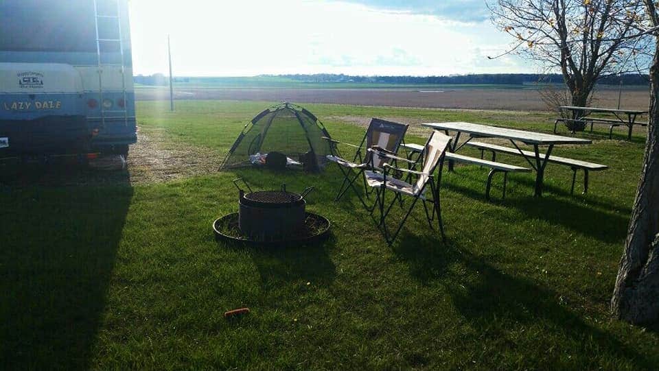 our site #2  fire pit area