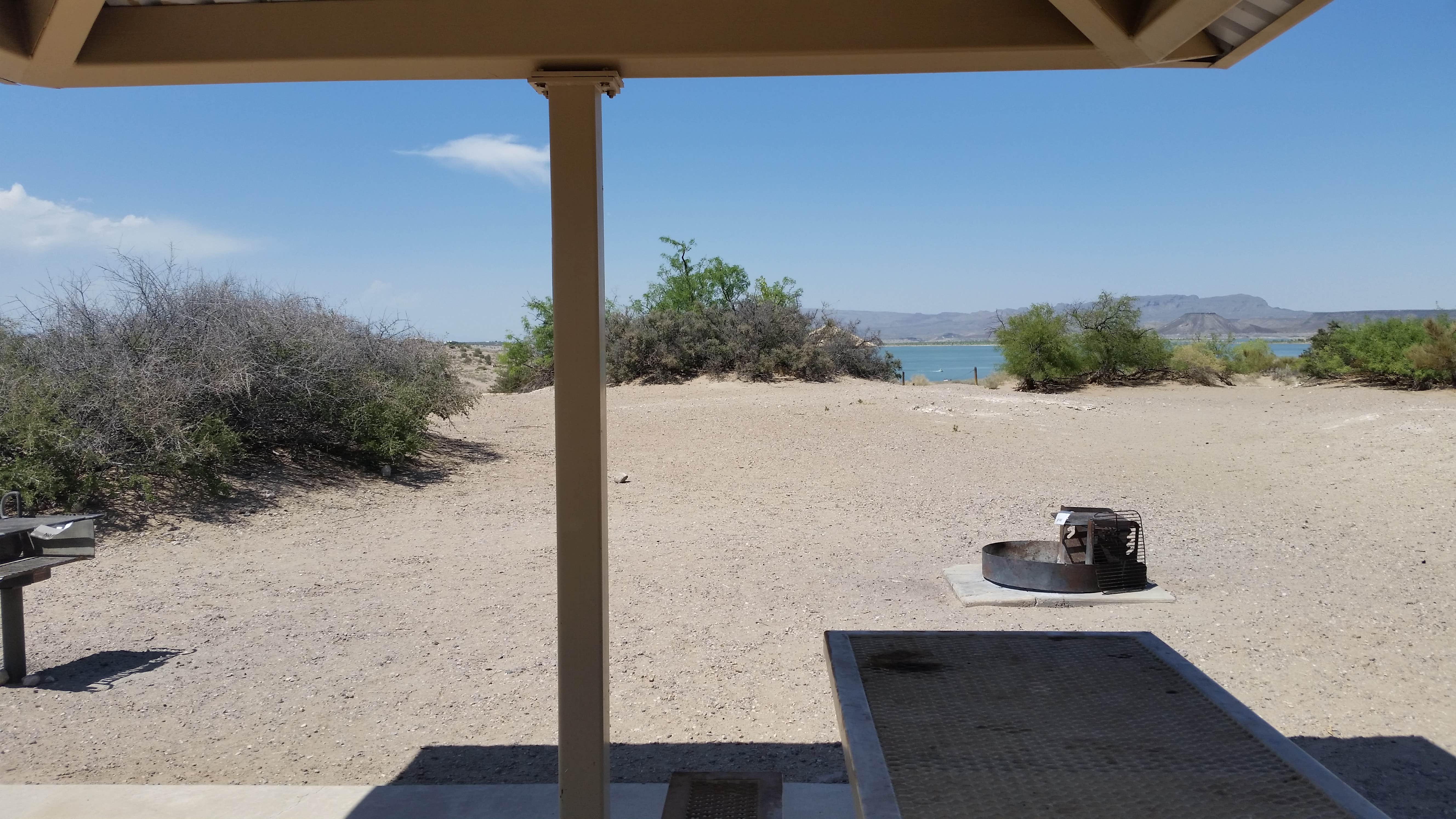 Camper-submitted photo at Lower Ridge Road Camping Area — Elephant Butte Lake State Park near Caballo, NM