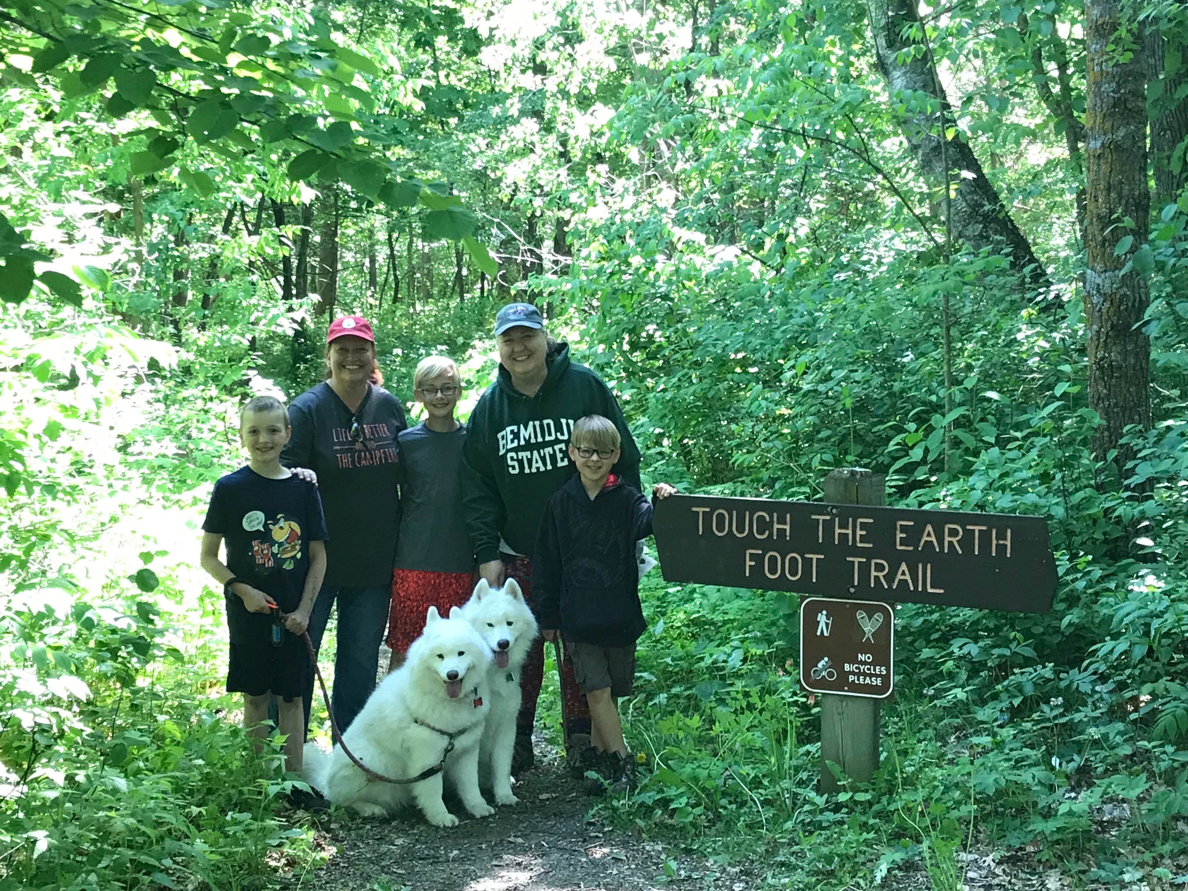 Liz H.'s photo of camping with pets at Mille Lacs Kathio Petaga Campground — Mille Lacs Kathio State Park near Aitkin, MN