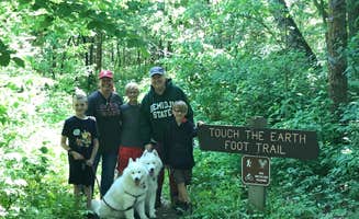 Liz H.'s photo of camping with pets at Mille Lacs Kathio Petaga Campground — Mille Lacs Kathio State Park near Baxter, MN