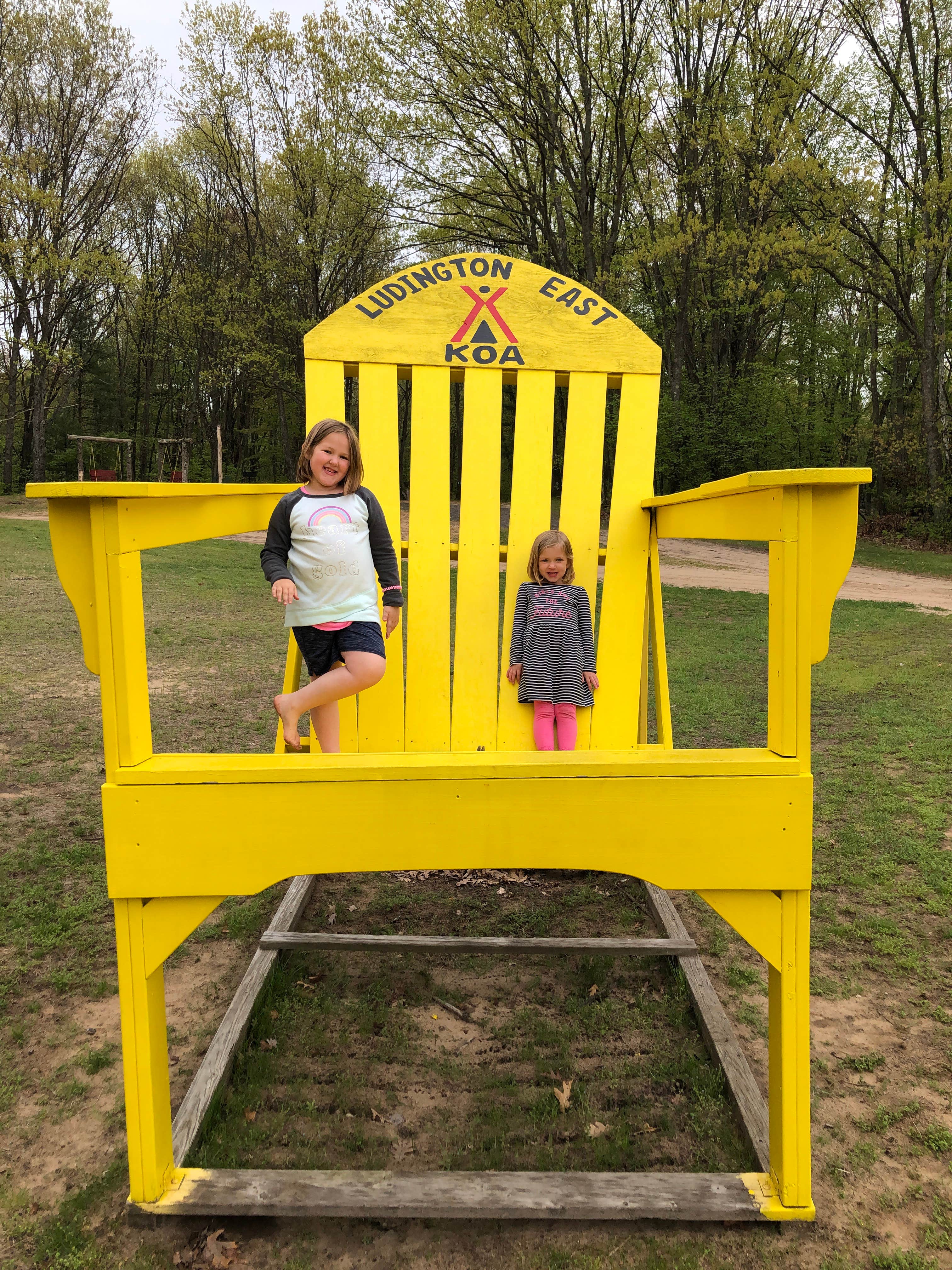 Camping near Sulak Campground: Ludington East - Pere Marquette River KOA, Baldwin, Michigan