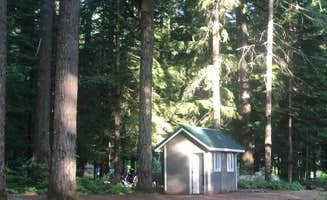 Stephanie Z.'s photo of glamping accommodations at Eagle Cliff Campground near Packwood, WA