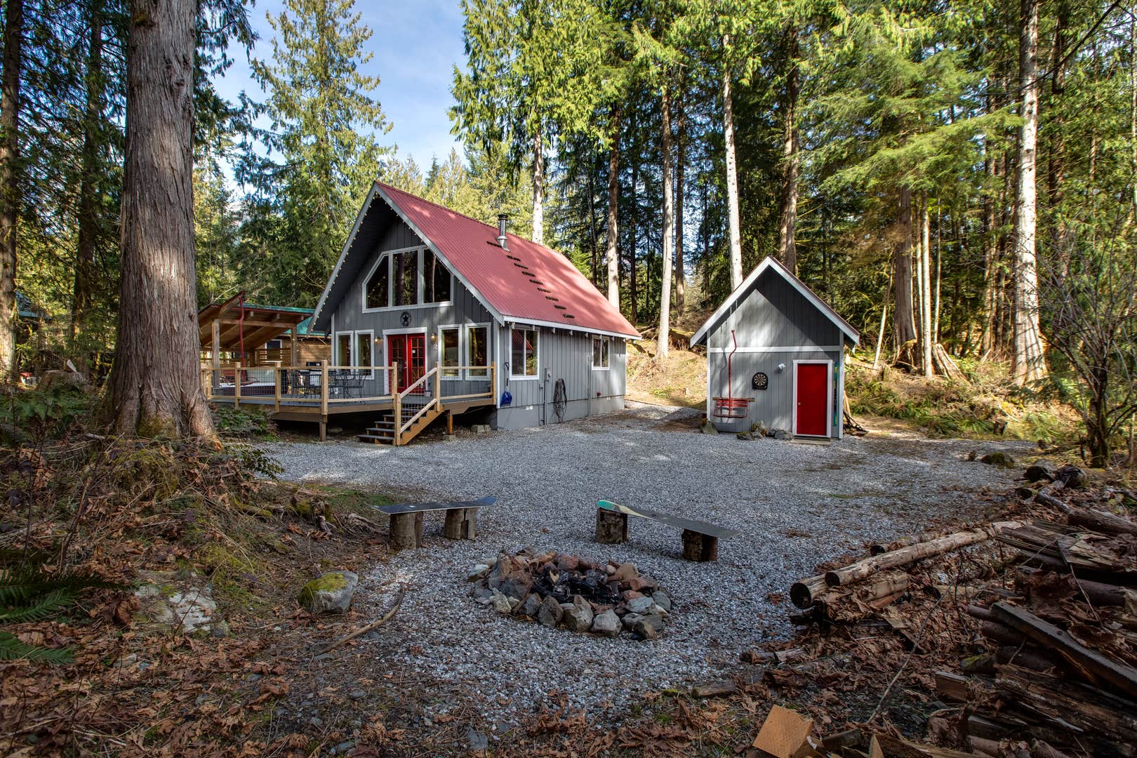 Camping near Mt. Baker Lodging - Cabin #44 - Hot Tub, Fireplace, Wifi, Pets Ok, Sleeps-6!: Mt. Baker Lodging - Cabin #99 - Hot Tub, BBQ, Fireplace, Pets Ok, WiFi, Sleeps-6!, Maple Falls, Washington