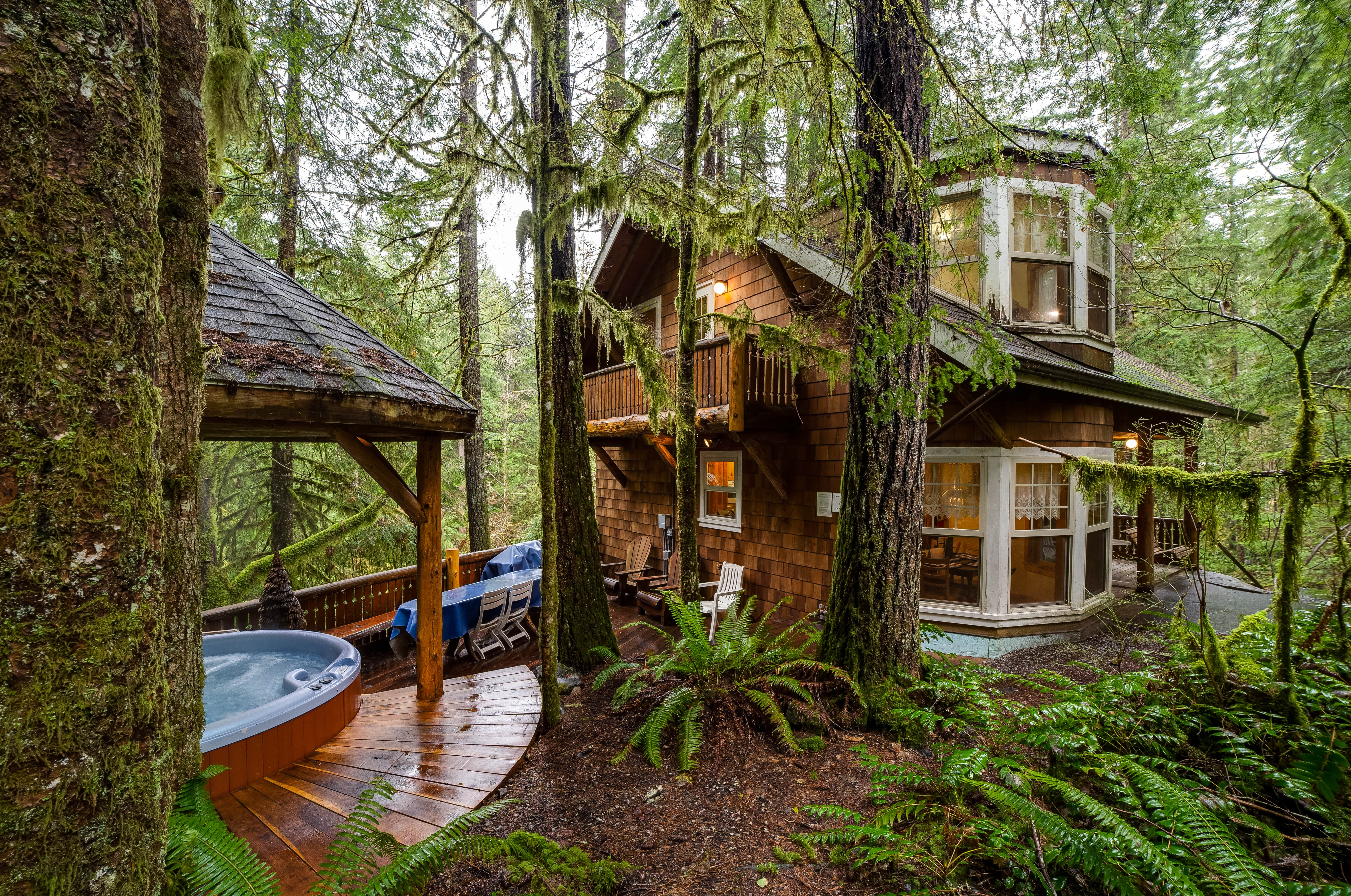 Camper submitted image from Mt. Baker Lodging - Cabin #25 - HOT TUB, FIREPLACE, W/D, D/W, BBQ, PETS OK, SLEEPS-6! - 1