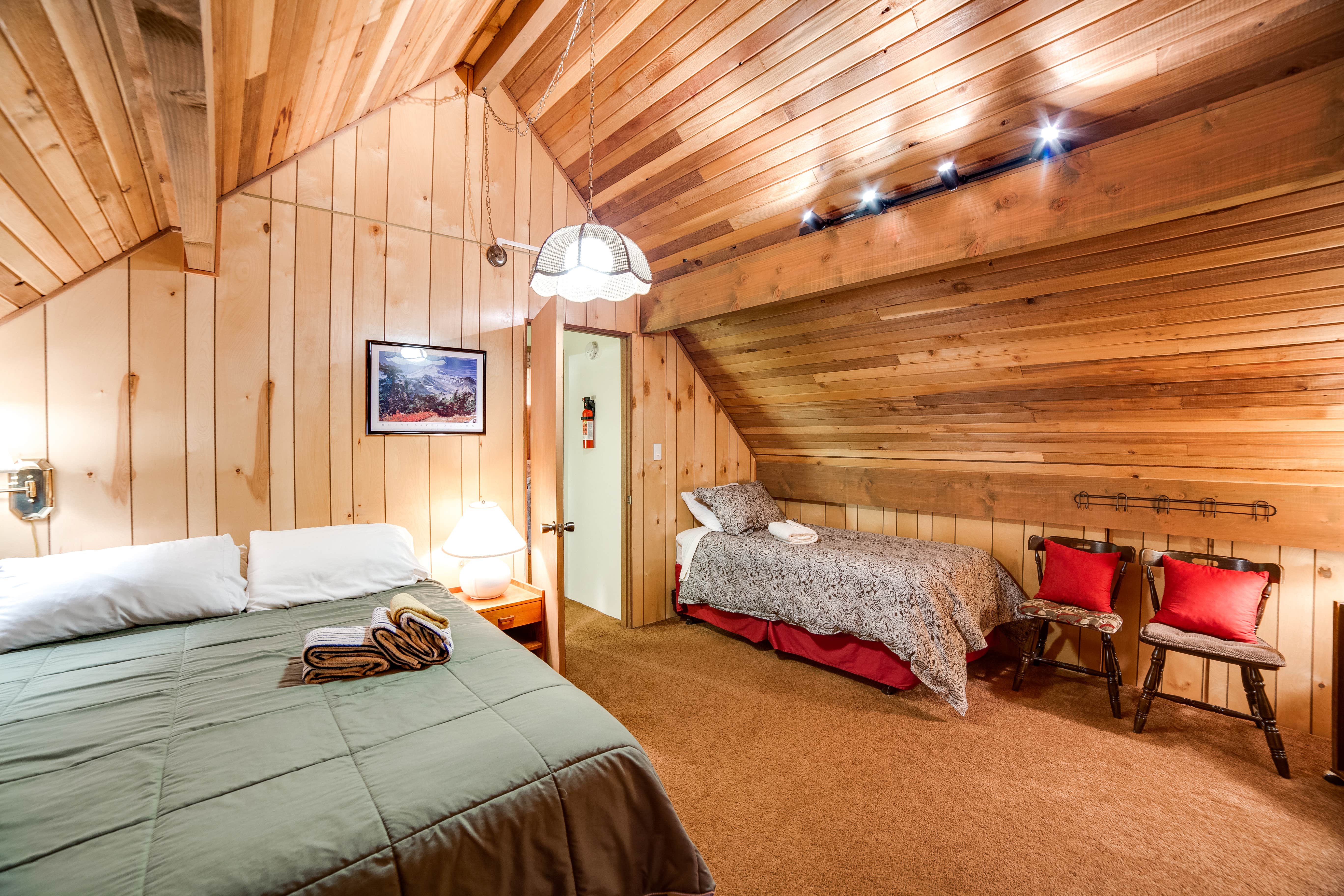 Camper-submitted photo at Mt. Baker Lodging - Cabin #27 - Fireplace, Wifi, EV Charger, Sleeps-8! near Maple Falls, WA