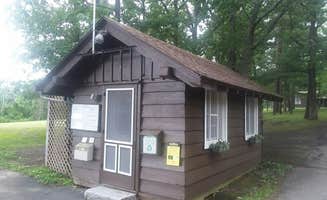 מלאכי א.'s photo of a cabin at Newtown Battlefield State Park Campground near Kirkwood, NY
