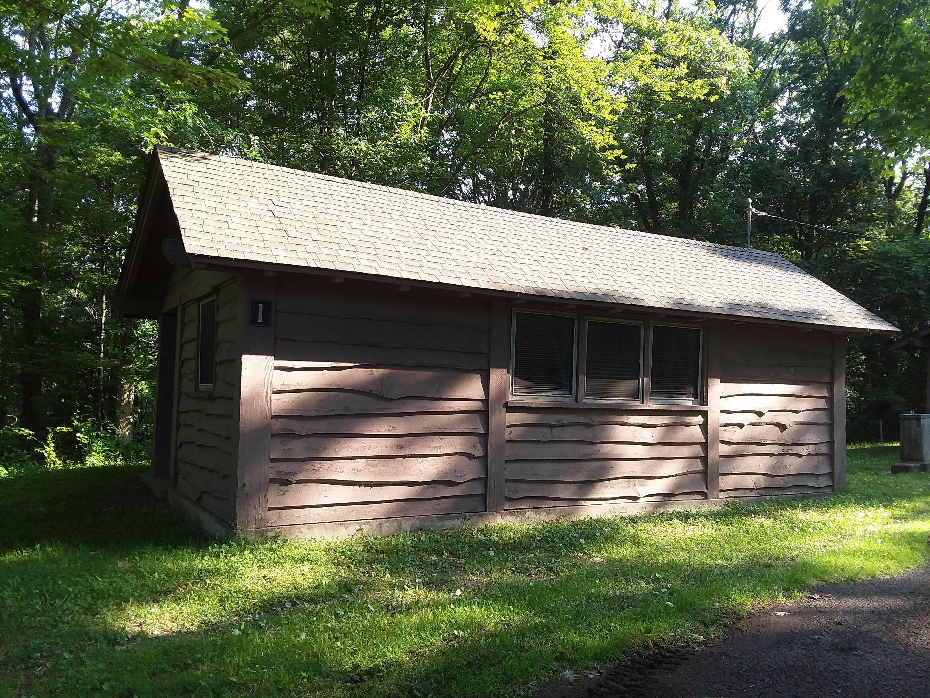 מלאכי א.'s photo of a cabin at Newtown Battlefield State Park Campground near Montour Falls, NY
