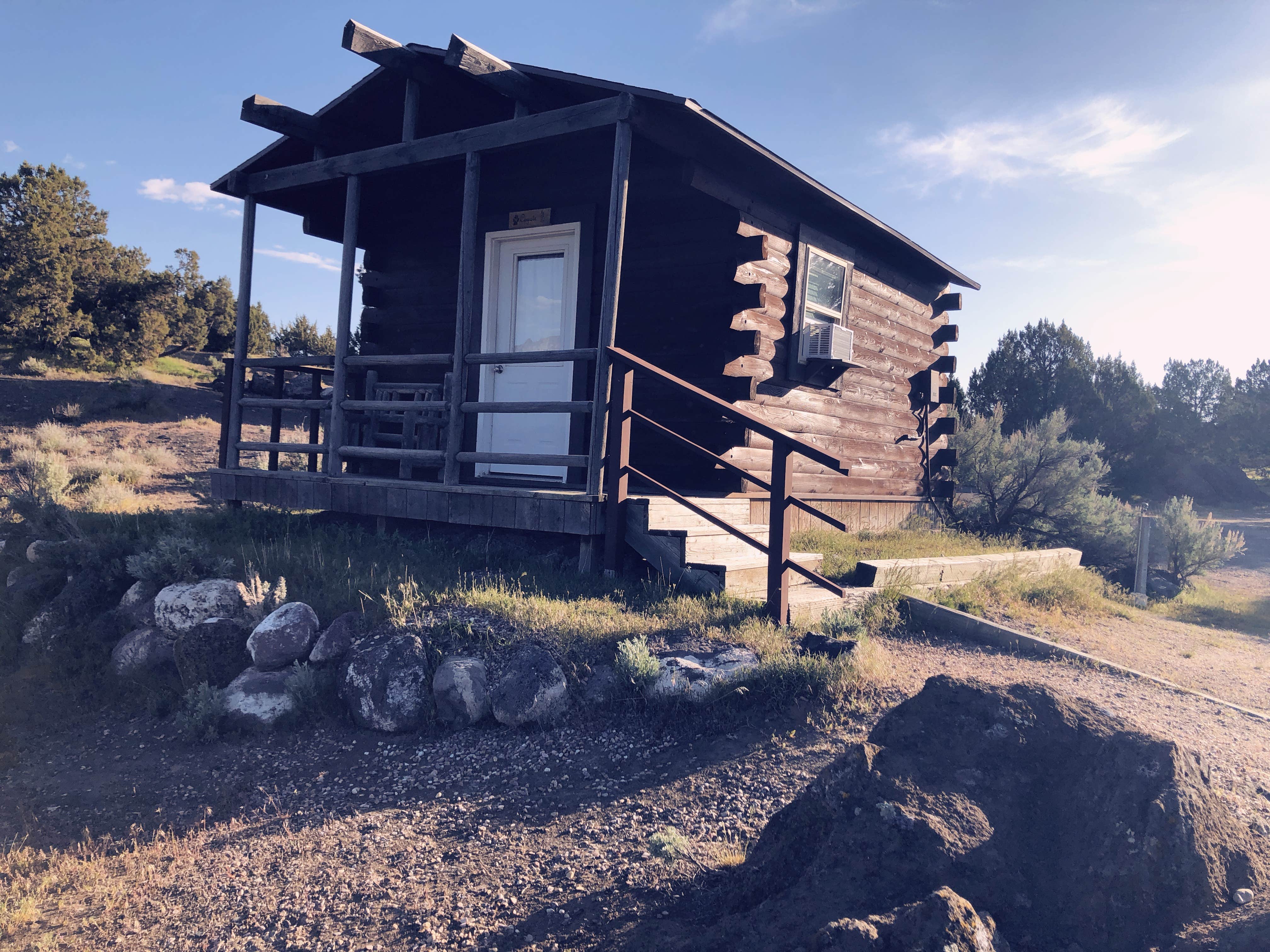 Shani C.'s photo of glamping accommodations at Massacre Rocks State Park Campground near Lava Hot Springs, ID