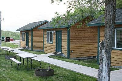 Shani C.'s photo of a cabin at Downata Hot Springs near Fish Haven, ID
