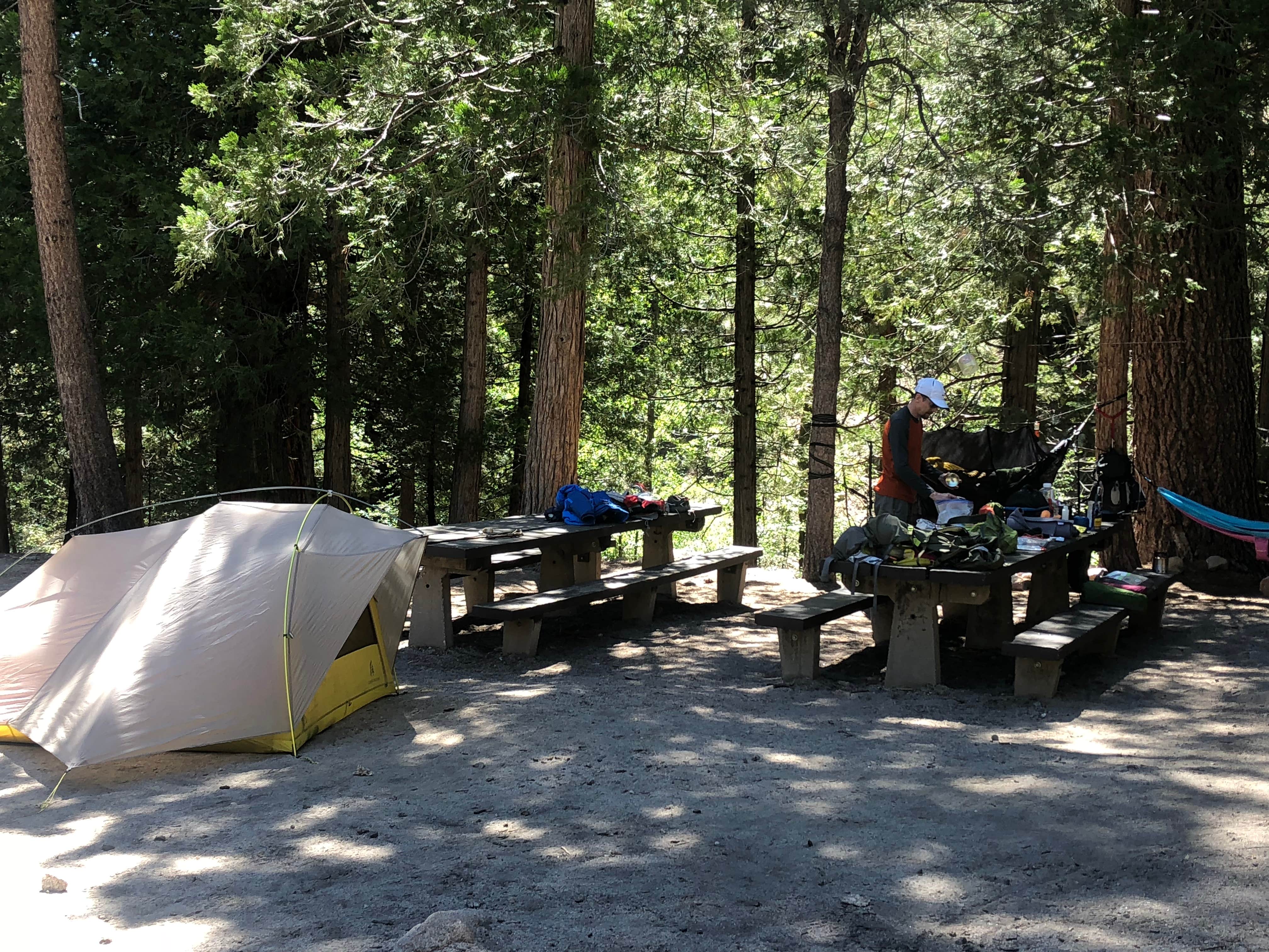 Tony  C.'s photo of tent camping at Cooper Canyon Trail Campground near Universal City, CA