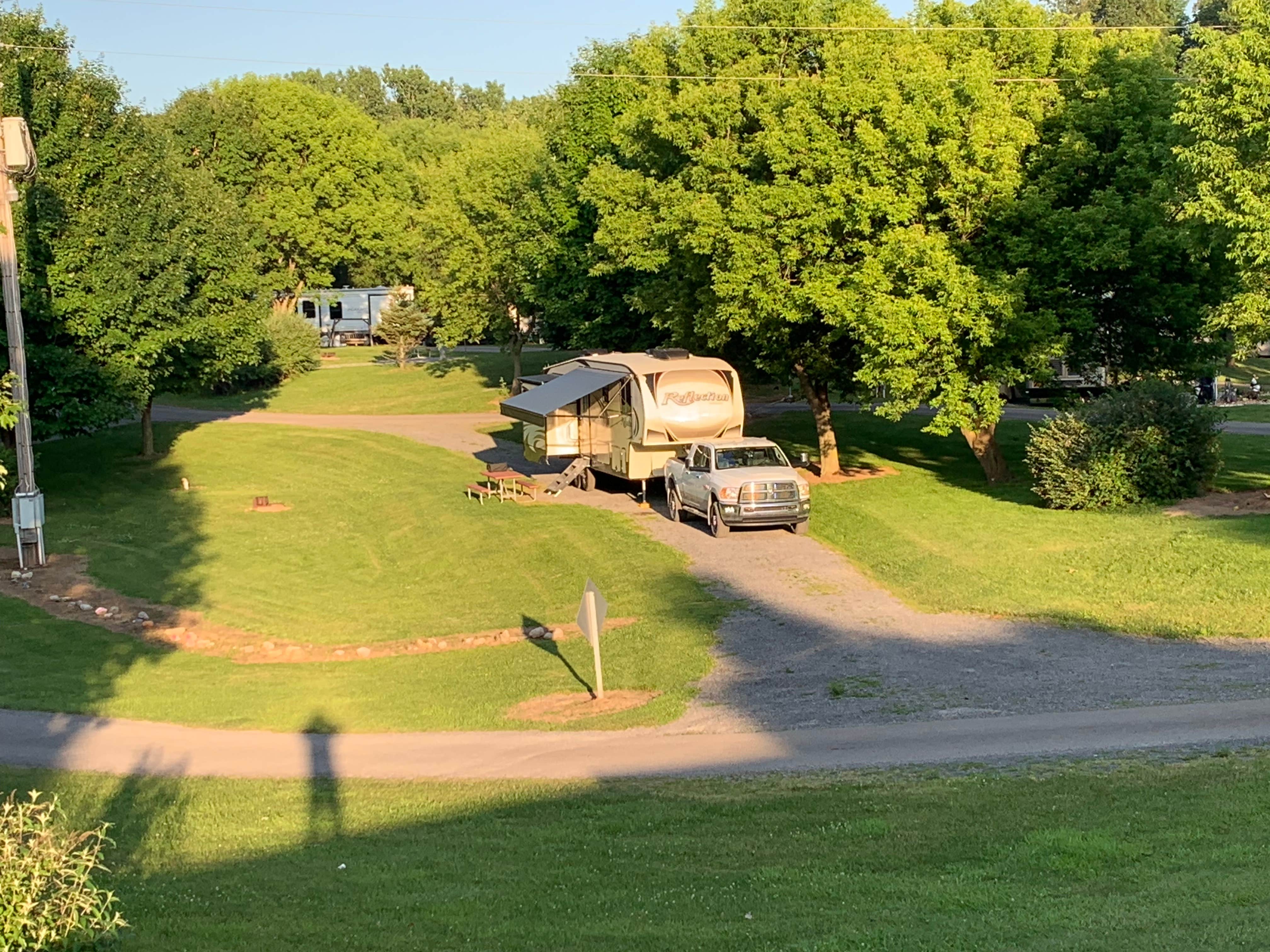 Kristine B.'s photo of rv camping at Junius Ponds near Sodus, NY