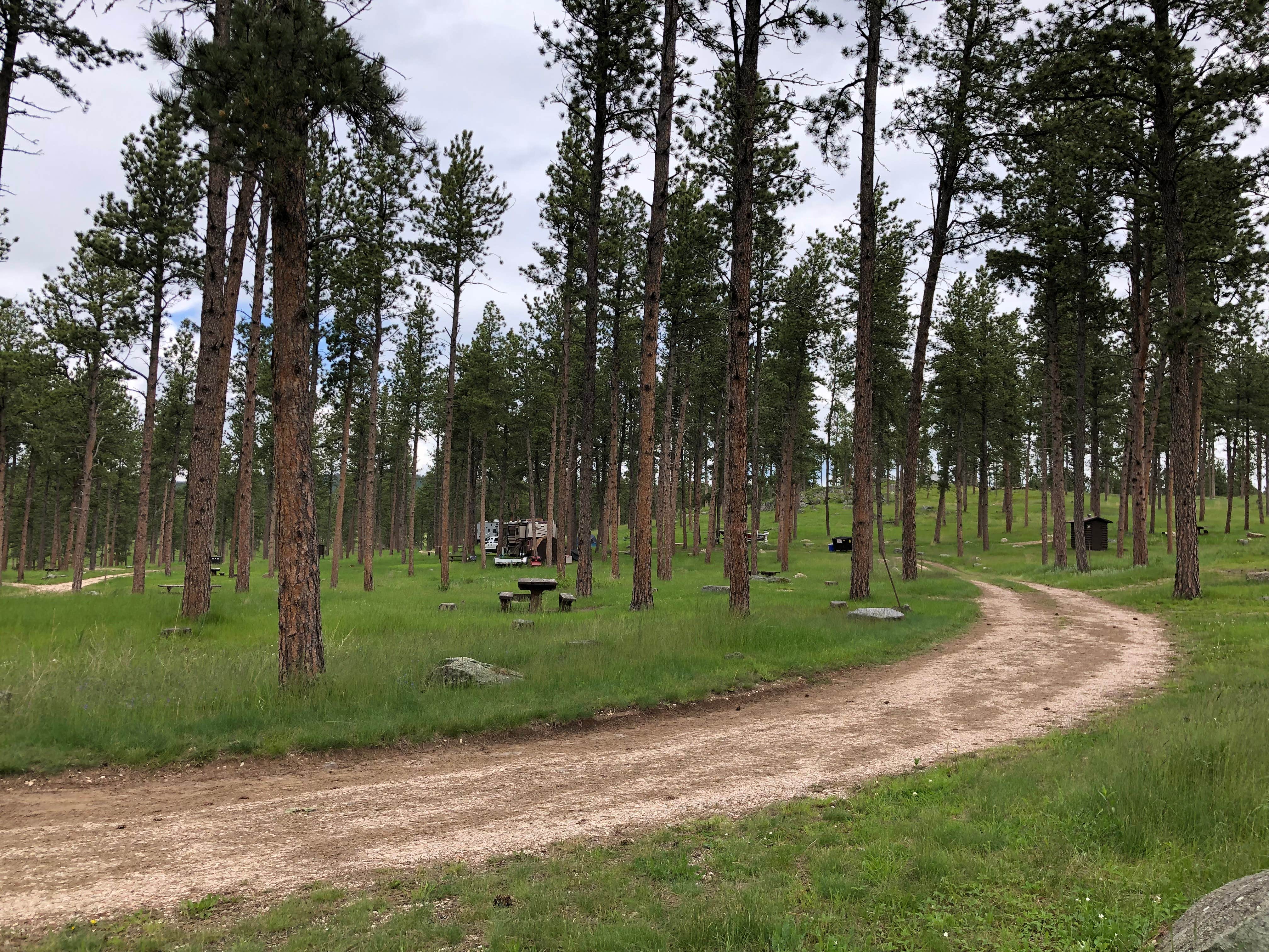 Wide open campground