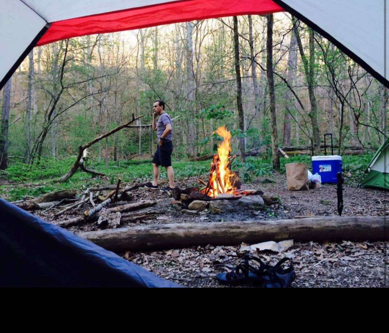 Ruby W.'s photo of a dispersed camping area at Wildcat Hollow Hiking Trail Dispersed near Logan, OH