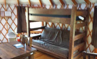 Jason S.'s photo of glamping accommodations at Afton State Park Campground near Ellsworth, WI