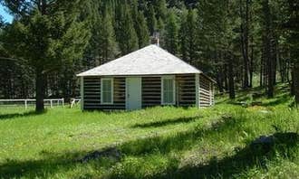 Camping near Helena Campground & RV Park: Moose Creek Cabin, Elliston, Montana