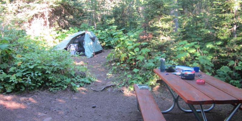 Camper submitted image from Todd Harbor Campground — Isle Royale National Park