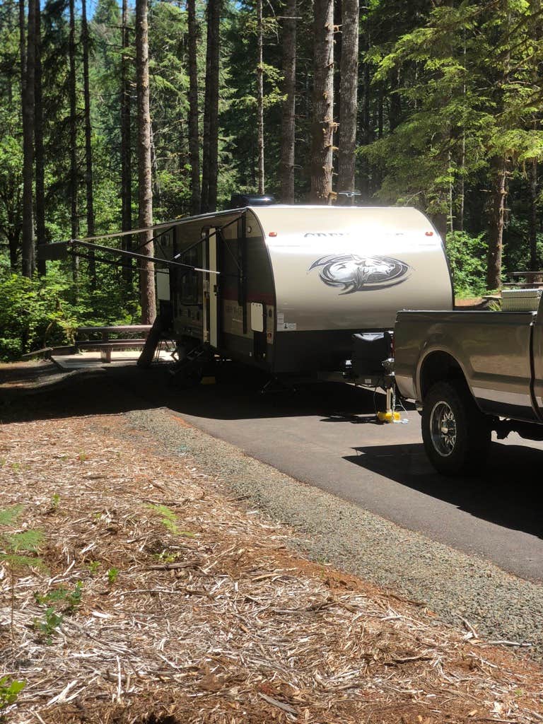 Camper-submitted photo at River Bend County Park near Sweet Home, OR